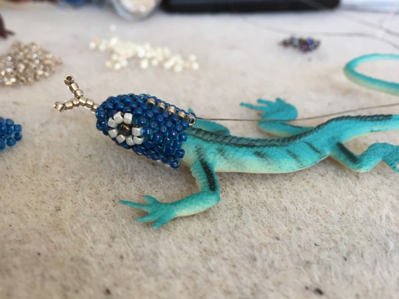 Blue-Lizard-in-progress