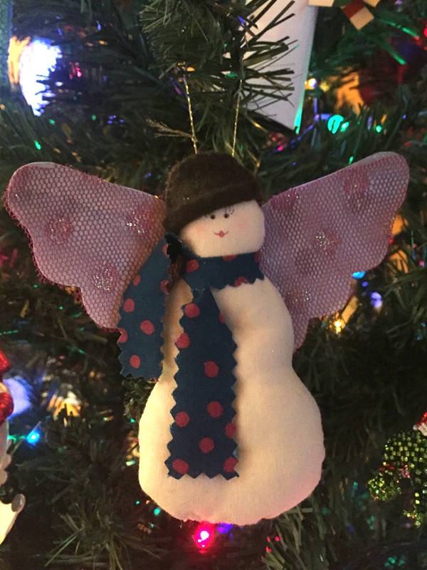 Snowman-Angel-Ornament